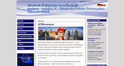 Desktop Screenshot of dpg-sachsen-anhalt.de